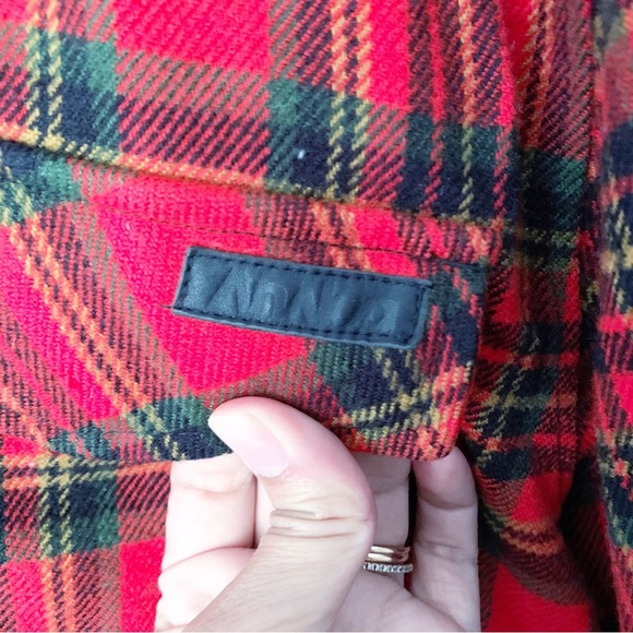 ANALOG Red Plaid Layered Men’s jacket Sz M - Picture 5 of 11